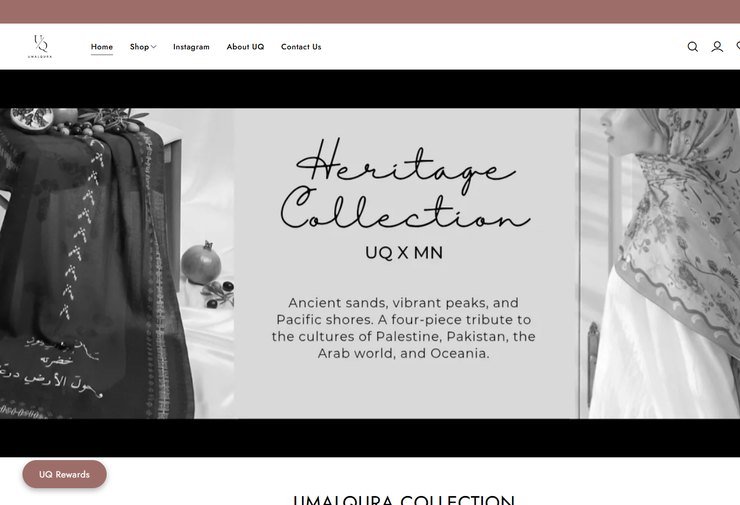 UQ Hijab website